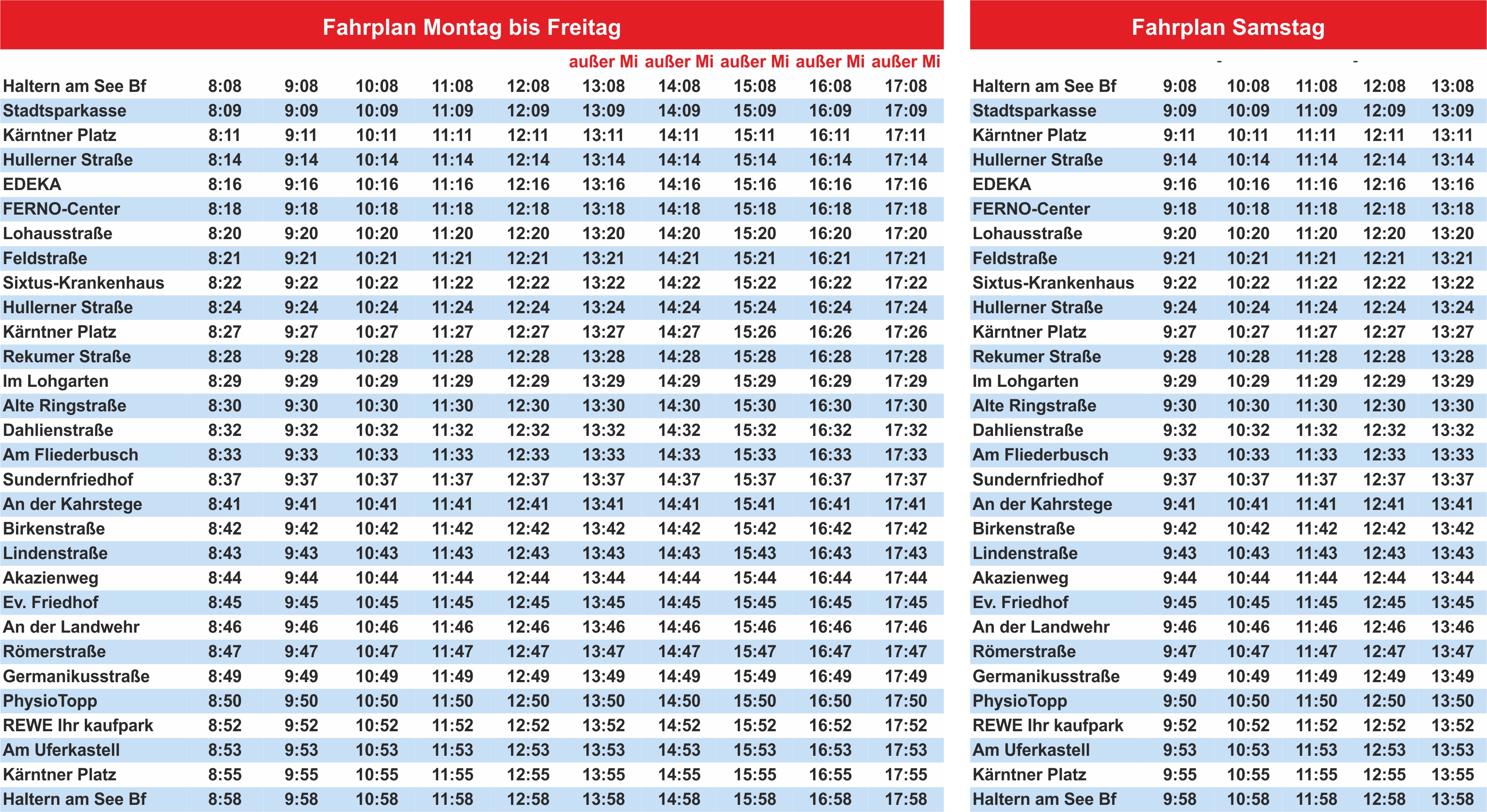 Fahrplan Web 1